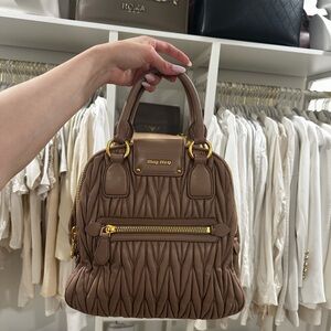 Miu Miu Pink Matelasse Bag